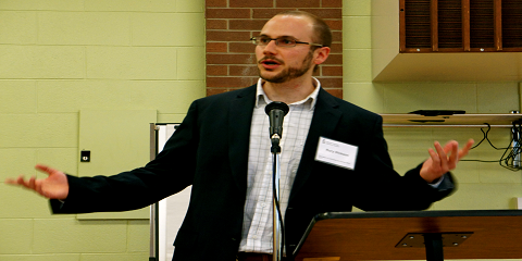 Rory Dickson presenting in Conference 2011